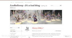 Desktop Screenshot of leadballoony.com